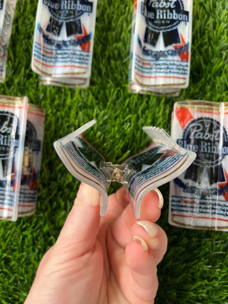 PBR Beer Can Hair Claw image 3