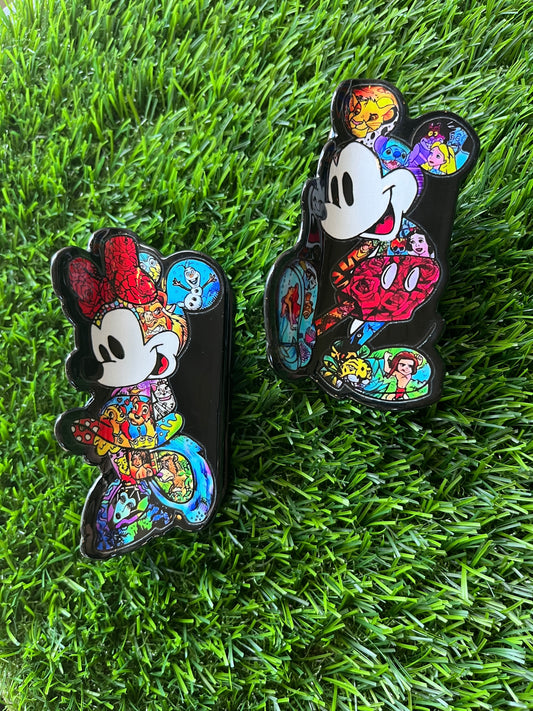 Mickey & Minnie Movie Art Hair Claws image 0