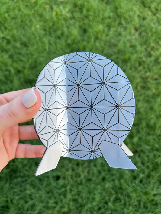 Silver Ball Hair Claw image 0