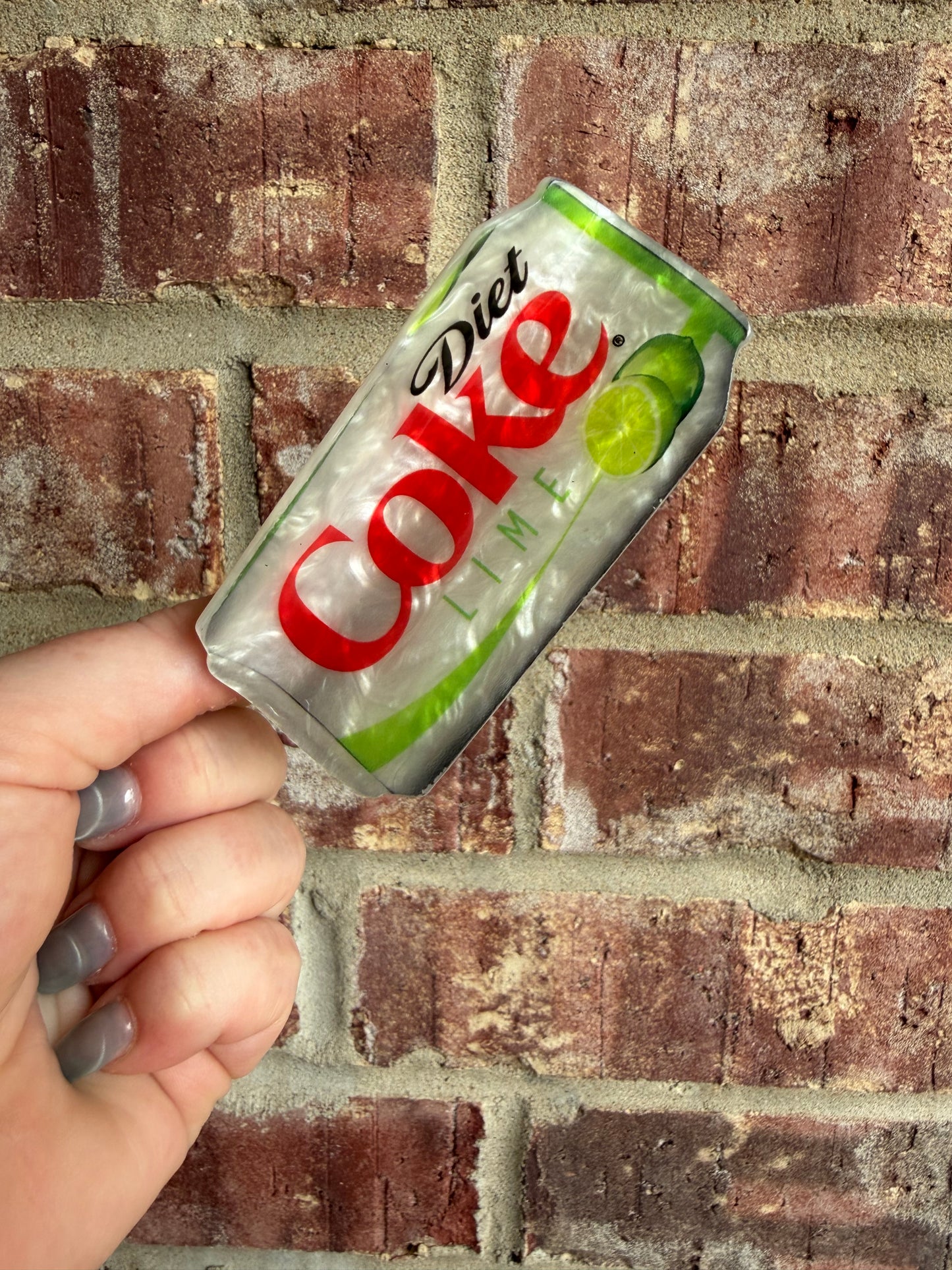 Diet Coke with Lime Hair Claw