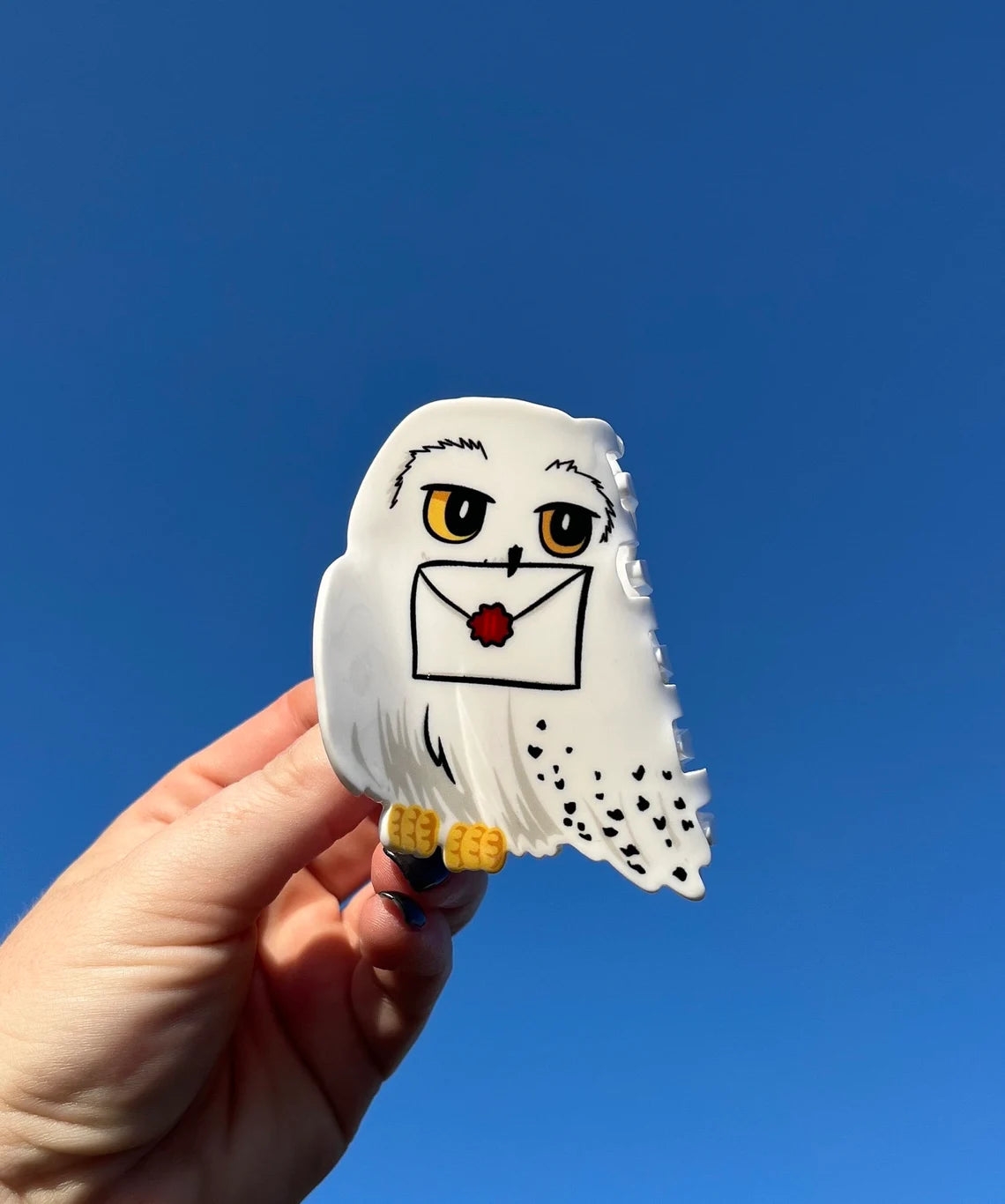 Hedwig Owl Hair Claw image 2