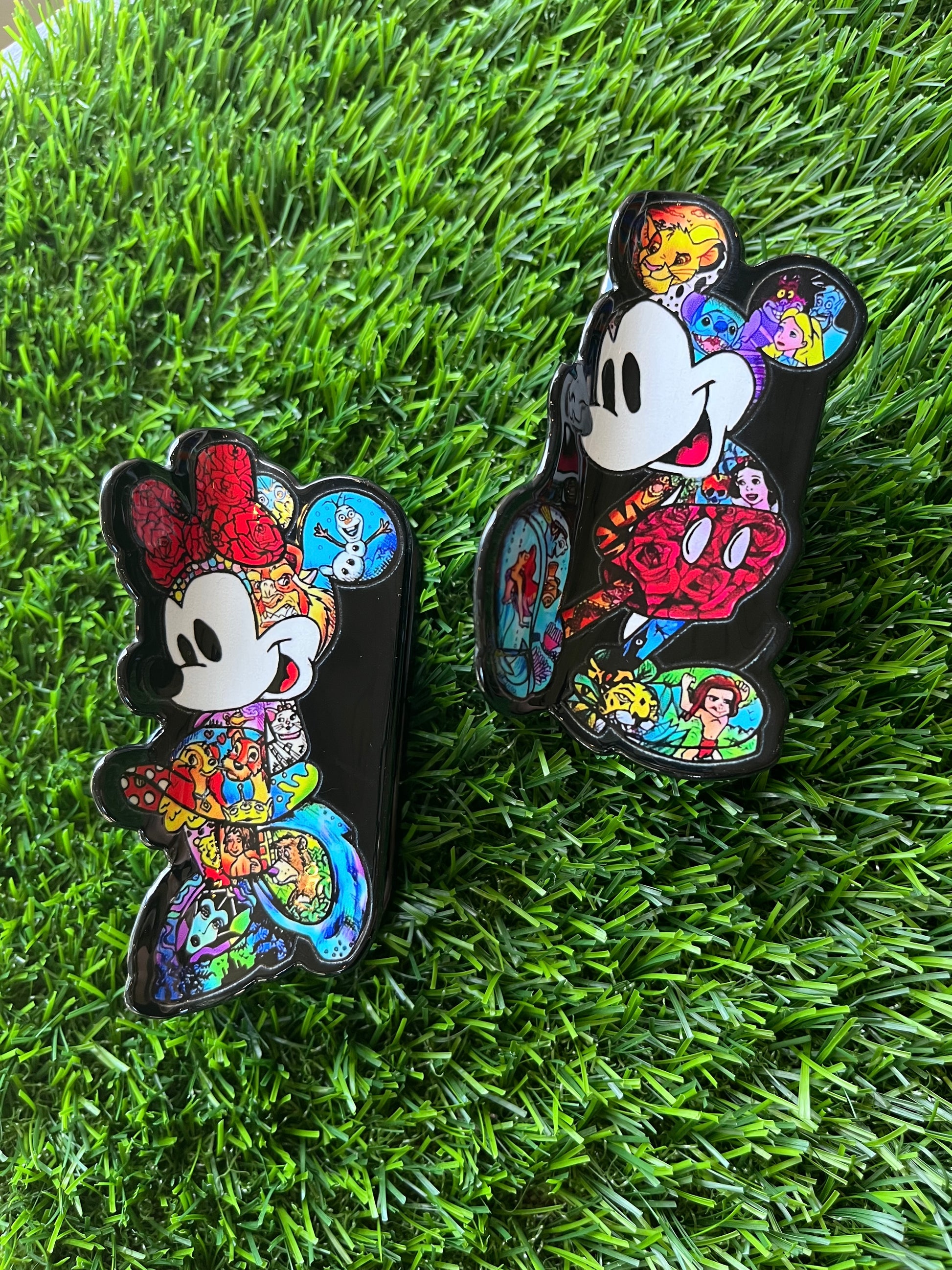 Mickey & Minnie Movie Art Hair Claws image 1